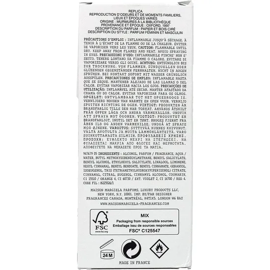 Maison Margiela Whispers In The Library Eau De Toilette 100ml