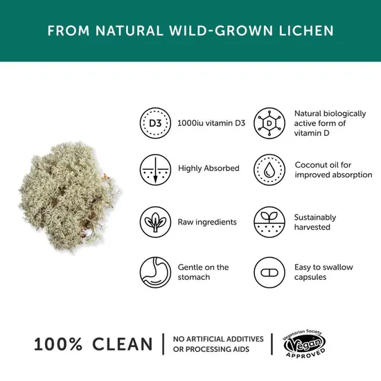 Together Health Vegan Vitamin D3 Vegicaps 30