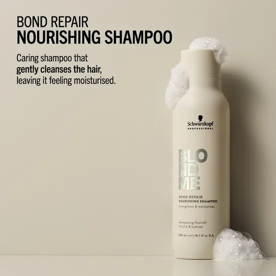 Schwarzkopf BlondMe Bond Repair Nourishing Shampoo 300ml