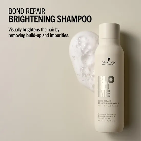 Schwarzkopf BlondMe Bond Repair Nourishing Shampoo & Bond Repair Nourishing Conditioner Duo 300ml & 250ml