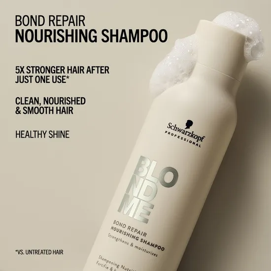 Schwarzkopf BlondMe Bond Repair Nourishing Shampoo 300ml