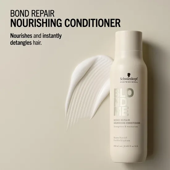 Schwarzkopf BlondMe Bond Repair Nourishing Shampoo & Bond Repair Nourishing Conditioner Duo 300ml & 250ml