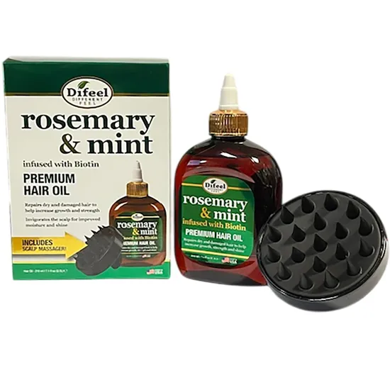 Difeel Rosemary & Mint Premium Hair Oil Infused With Biotin 237ml