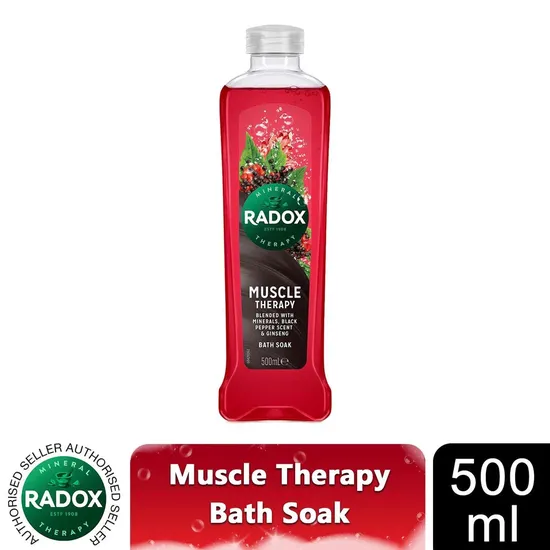 Radox 100% Nature Inspired Fragrances Muscle Therapy Bath Soak 500ml