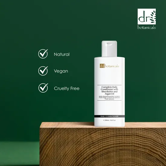 Dr Botanicals Moroccan Oil, Shea Butter & Argan Oil Complete Daily Conditioner 250ml