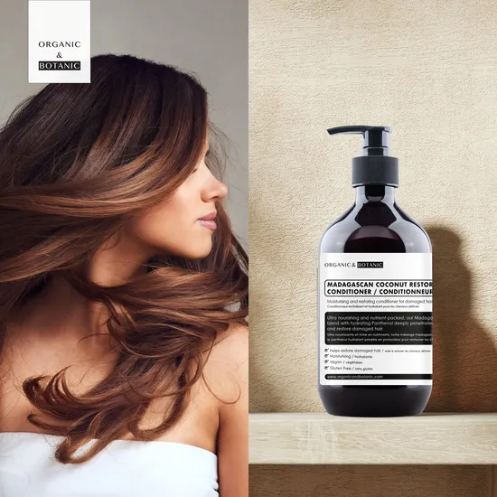 Organic & Botanic Madagascan Coconut Restoring Conditioner 500ml