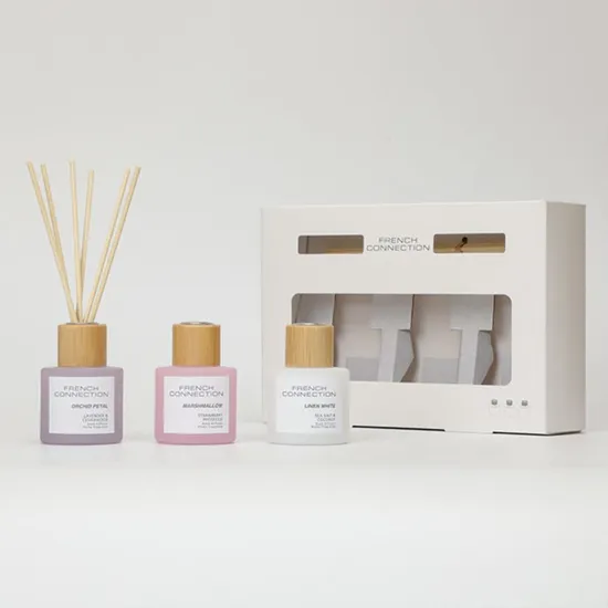 French Connection Pastel Collection Trio Of Reed Diffusers Gift Set 3 x 50ml