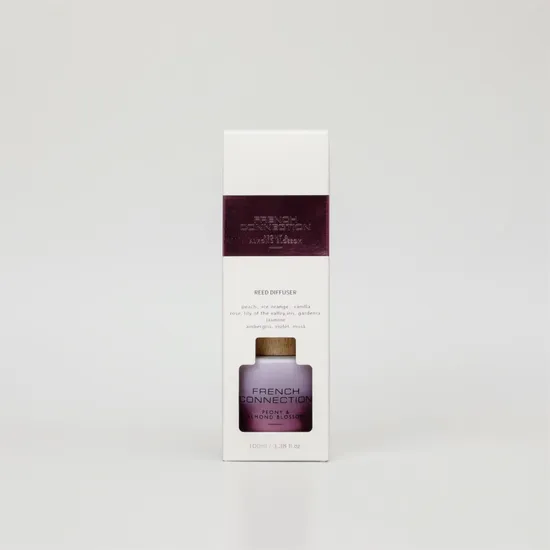 French Connection Metallic Collection Peony & Almond Blossom Reed Diffuser 100ml