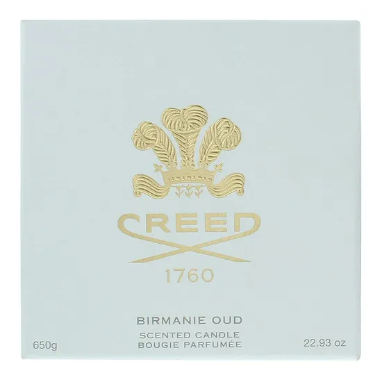 Creed Birmanie Oud Blue Leather Candle 650g