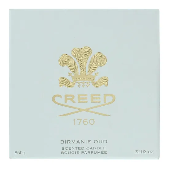 Creed Birmanie Oud Blue Leather Candle 650g