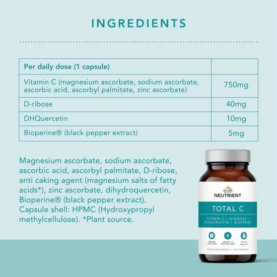 Neutrient Total C Capsules 120 Capsules