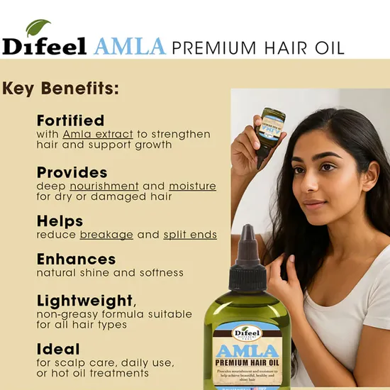 Difeel Amla Premium Hair Oil 75ml