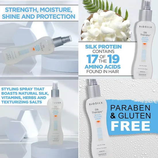 Farouk Systems Biosilk Silk Therapy Beach Texture Spray 167ml