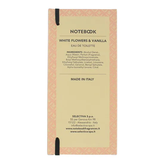 Notebook White Flowers & Vanilla Eau De Toilette 100ml