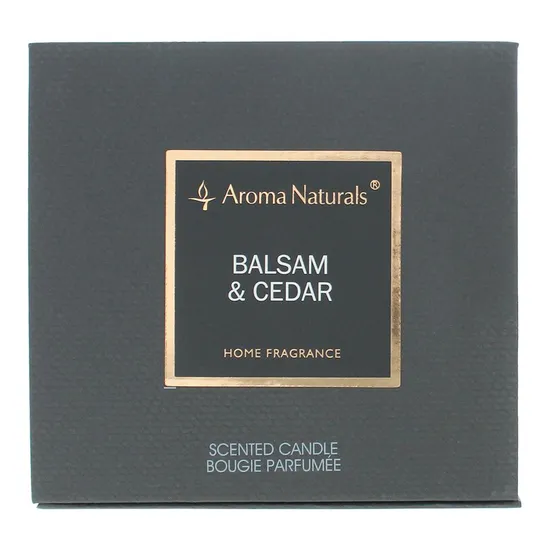 Aroma Naturals Balsam & Cedar Candle 215g
