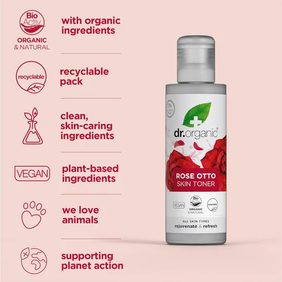 Dr. Organic Rose Otto Skin Toner 150ml