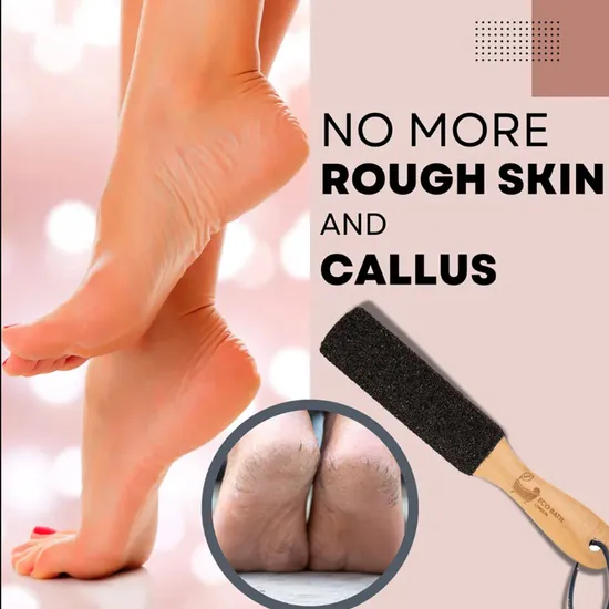 Eco Bath London Natural Pumice Foot File Curved Black