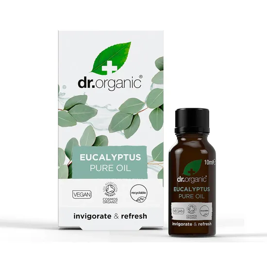 Dr. Organic Invigorate & Refresh Eucalyptus Pure Oil 10ml
