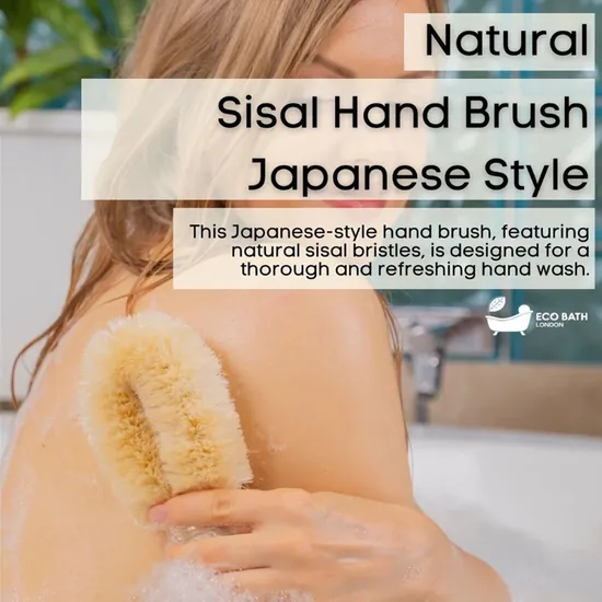 Eco Bath London Eco Bath Natural Sisal Massage Hand Brush Japanese Style
