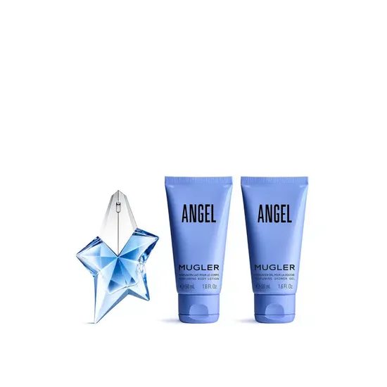 Mugler Angel Eau De Parfum Gift Set 25ml EDP + 50ml Shower Gel + 50ml Body Lotion
