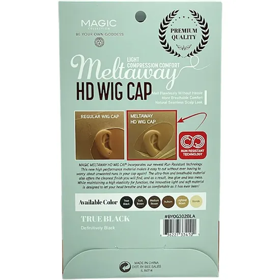 Magic Collection HD Meltaway Wig Cap True Black