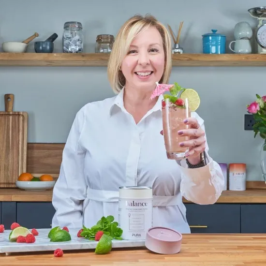 Pura Collagen Balance Advanced Female Health Formula Raspberry & Garden Mint 224g