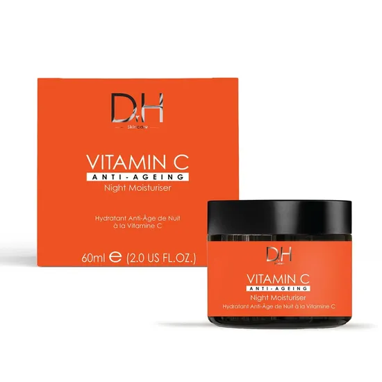Dr H Anti-Ageing Vitamin C Facial Serum + Vitamin C Anti-Ageing Night Moisturiser 30ml + 60ml