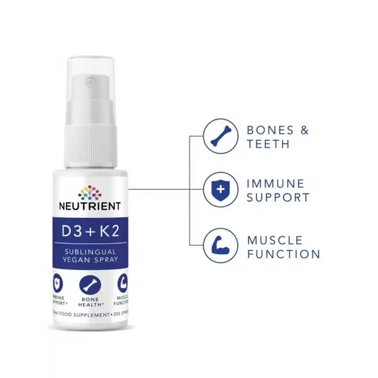 Neutrient D3 K2 2000iu Vegan Oral Spray 30ml
