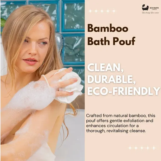 Eco Bath London Bamboo Bath Puff