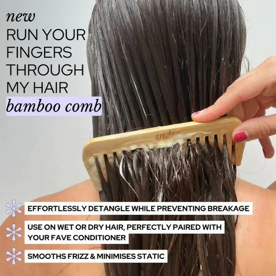 indie. Indie Run Your Fingers Through My Hair Bamboo Comb