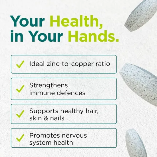 Cytoplan Zinc/Copper 15mg/1mg Tablets 60 Tablets