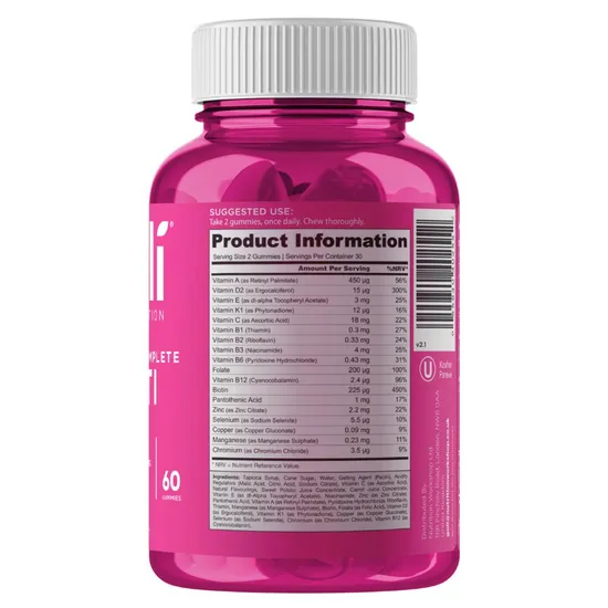 Goli Nutrition Women's Complete Multi Gummies 60 Gummies