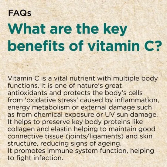 Cytoplan Vitamin C + Bioflavonoids 1000mg/50mg 120 Capsules