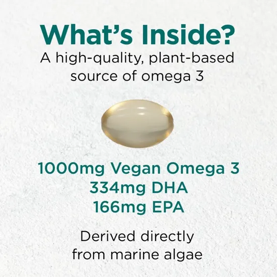 Cytoplan Vegan Omega 3 DHA/EPA Capsules 120 Capsules