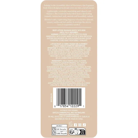Baylis & Harding Vanilla & Seduction Fine Fragrance Body Lotion 236ml