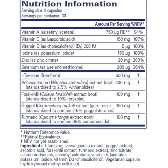 Pure Encapsulations Thyroid Support Complex Capsules 60 Capsules