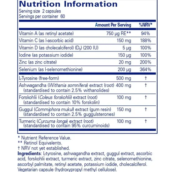 Pure Encapsulations Thyroid Support Complex Capsules 60 Capsules