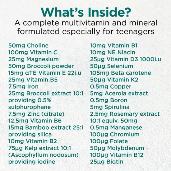 Cytoplan Teen Multi Capsules 60 Capsules