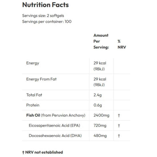 Allergy Research Group Super EPA 360mg DHA 240mg 60 Softgels
