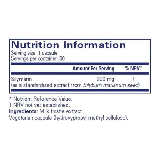 Pure Encapsulations Silymarin Capsules 60 Capsules
