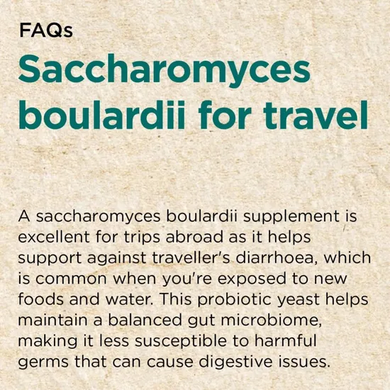 Cytoplan Saccharomyces Boulardii Capsules 120 Capsules