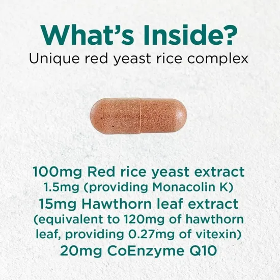 Cytoplan Red Rice Yeast Plus Capsules 90 Capsules