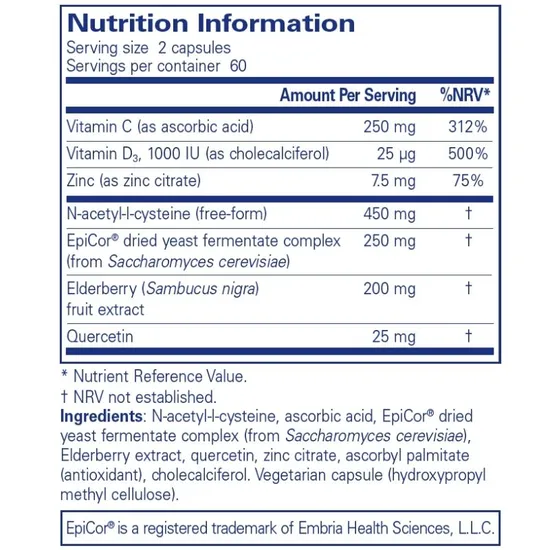 Pure Encapsulations PureDefense Capsules 30 Capsules