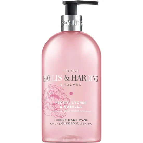 Baylis & Harding Peony Lychee & Vanilla Luxury Hand Wash 500ml
