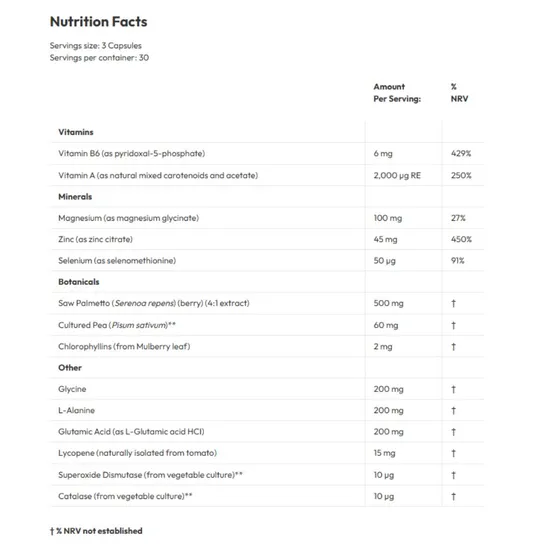 Biotics Research Palmetto-Plus Forte Capsules 90 Capsules