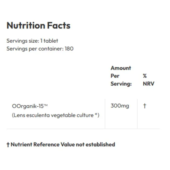 Biotics Research OOrganik- Tablets 15 Tablets
