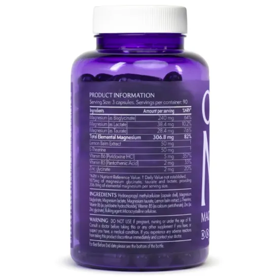 NMN Bio Oh!mg Evening Magnesium Capsules 90 Capsules