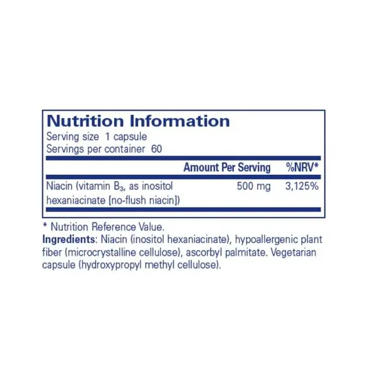 Pure Encapsulations Niacitol 500mg Capsules 60 Capsules