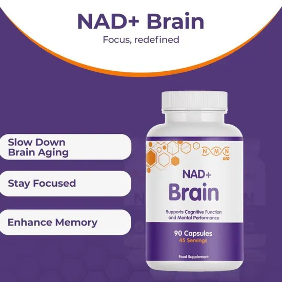 NMN Bio NAD+ Brain Capsules 90 Capsules