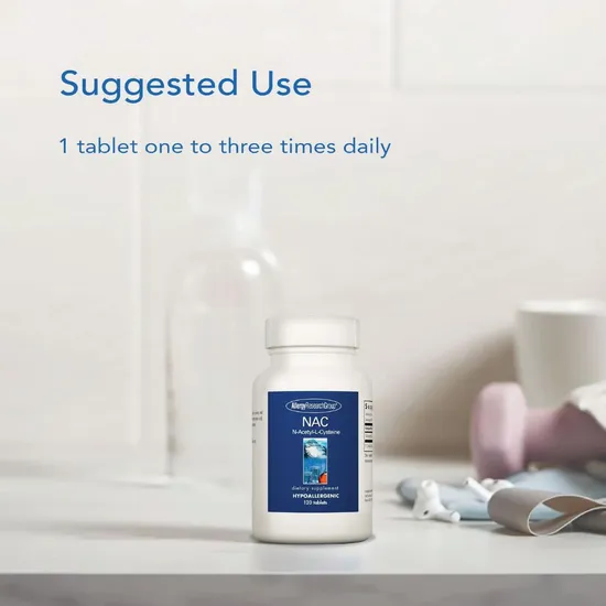 Allergy Research Group NAC N-Acetyl-L-Cysteine 500mg Tablets 120 Tablets